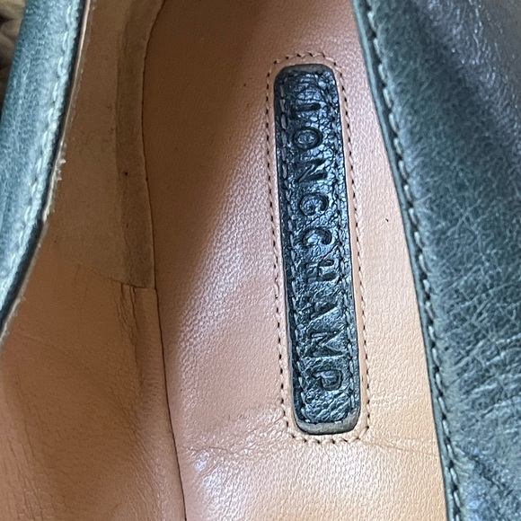 LONGCHAMP Le Pliage Cuir ballet flats size 38 Navy - Picture 12 of 15